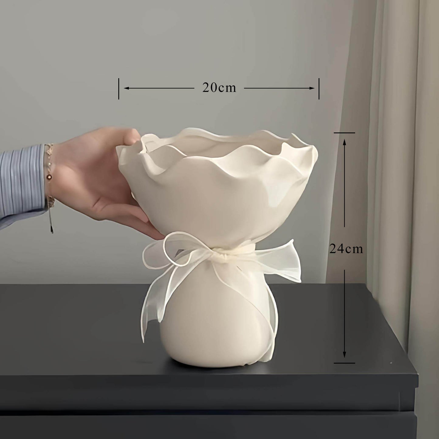 Ceramic Floral Bouquet Vase