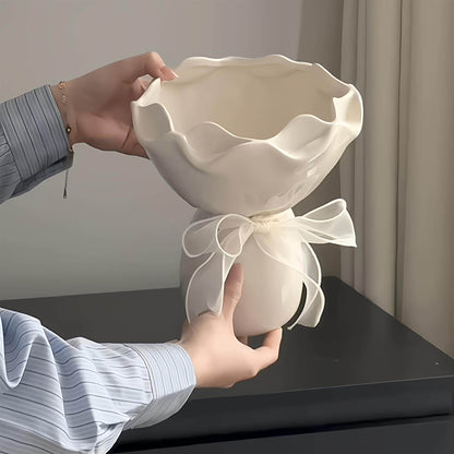 Ceramic Floral Bouquet Vase