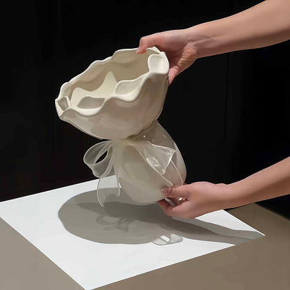 Ceramic Floral Bouquet Vase