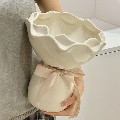 Ceramic Floral Bouquet Vase