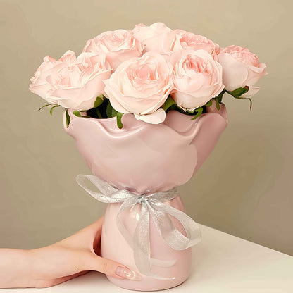 Ceramic Floral Bouquet Vase