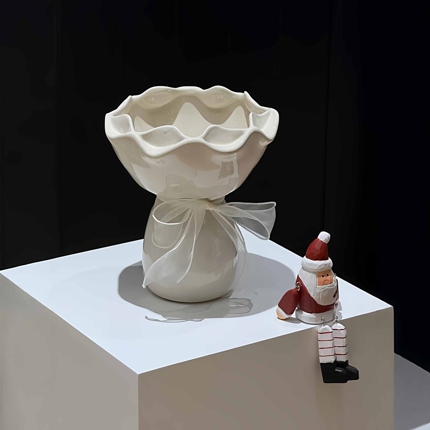 Ceramic Floral Bouquet Vase