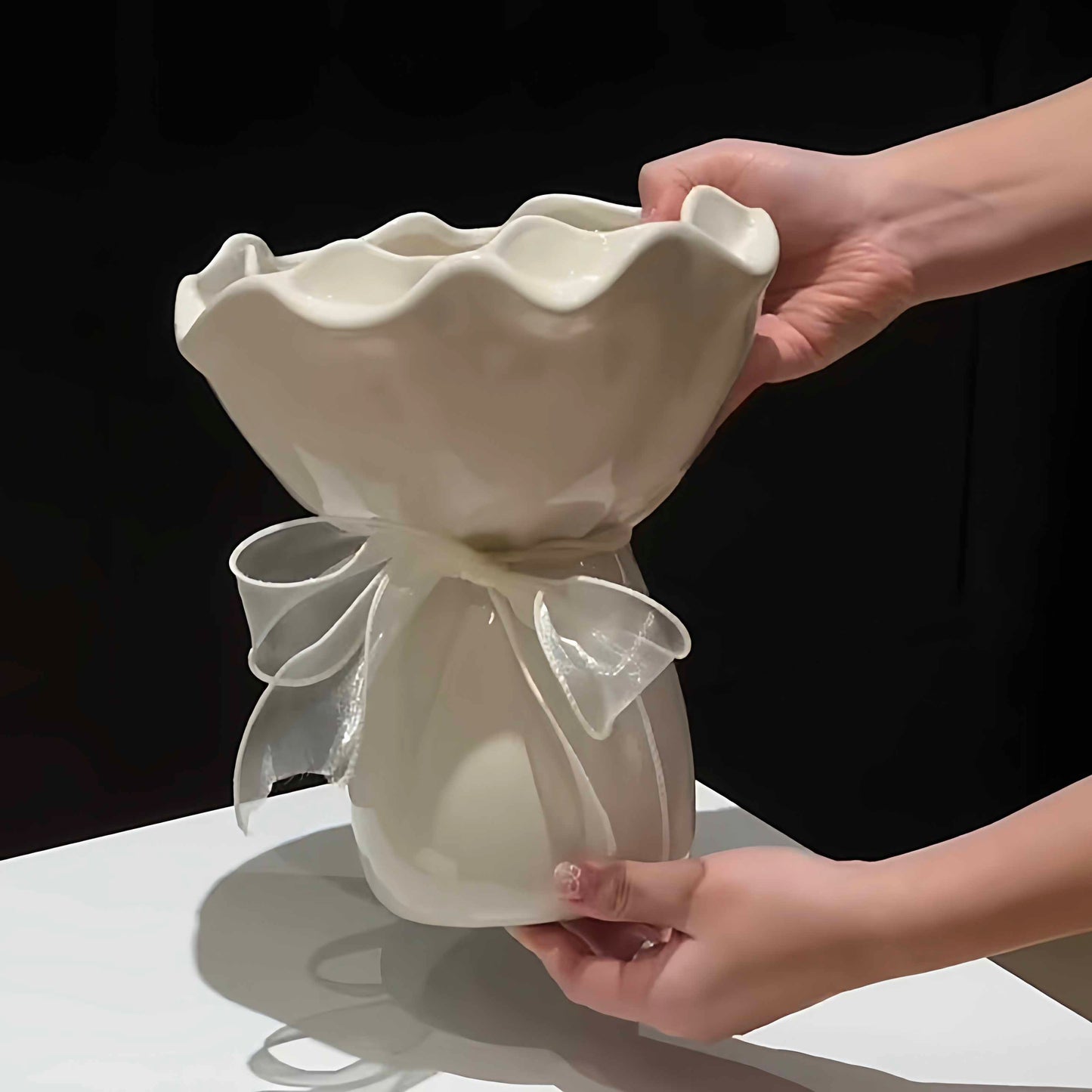 Ceramic Floral Bouquet Vase