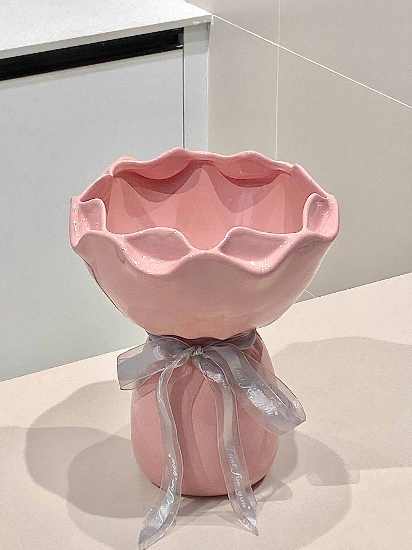 Ceramic Floral Bouquet Vase