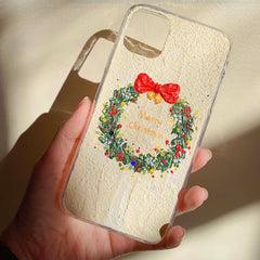Christmas Wreath Cream Phone Case | ZAKAPOP