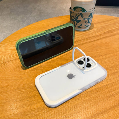 Multicolour Clear Multicolour Bumper Stand Holder Phone Case | ZAKAPOP
