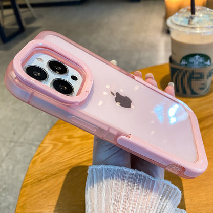 Multicolour Clear Multicolour Bumper Stand Holder Phone Case | ZAKAPOP