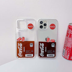 Cola Cans Floating Red Liquid Phone Cases For iPhone | ZAKAPOP