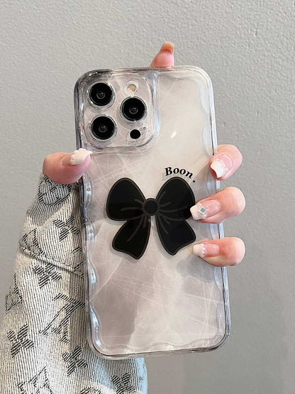Cute Black Bow Phone Case for iPhone | ZAKAPOP