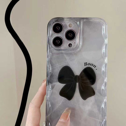 Cute Black Bow Phone Case for iPhone | ZAKAPOP
