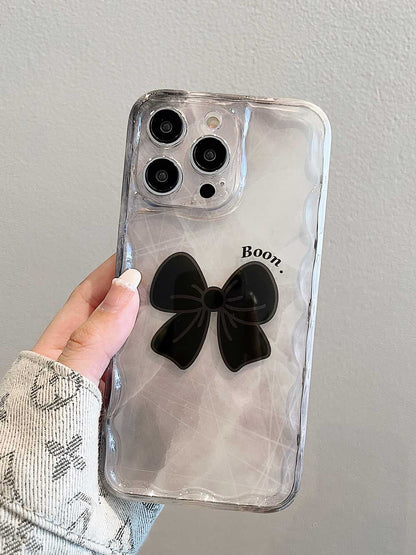 Cute Black Bow Phone Case for iPhone | ZAKAPOP
