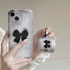 Cute Black Bow Phone Case for iPhone | ZAKAPOP