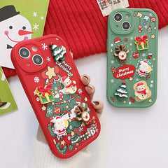 Cute Cartoon 3D Santa Christmas Case For iPhone | ZAKAPOP