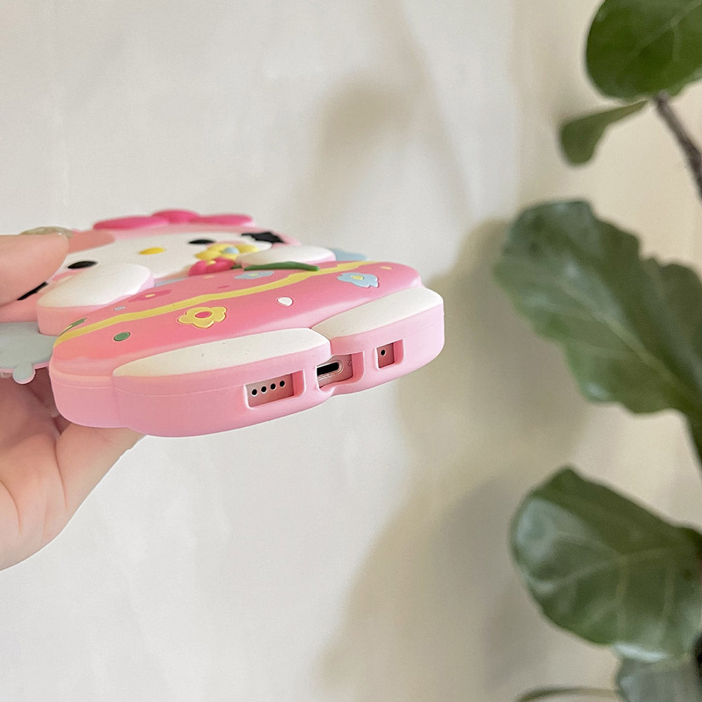 3D Cute Bee Cartoon Cat iPhone Case | ZAKAPOP