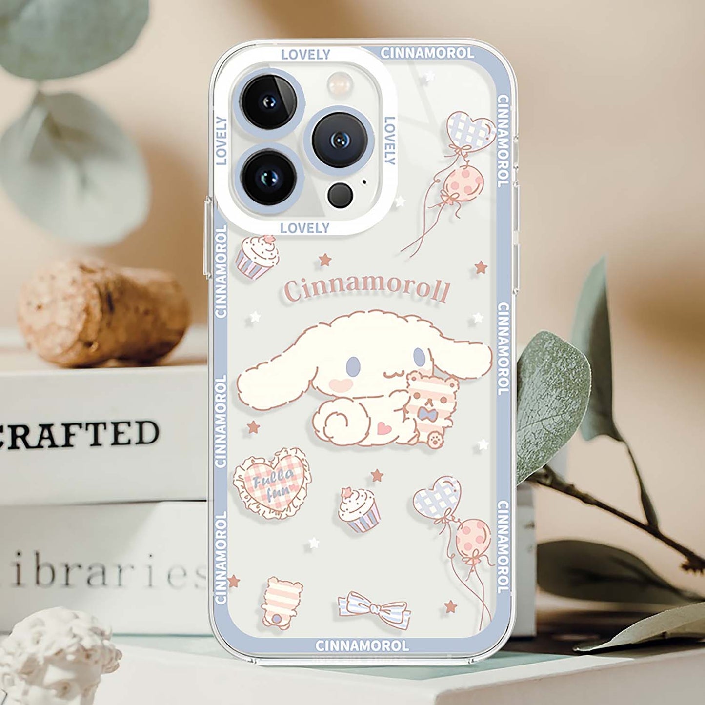 Cute Cartoon Big Ear Dog Clear Phone Case | ZAKAPOP