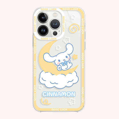 Cute Cartoon Big Ear Dog Clear Phone Case | ZAKAPOP