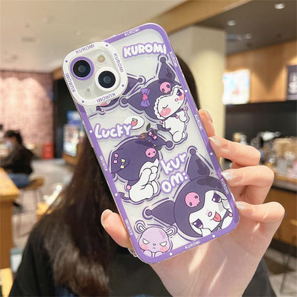 Cute Cartoon Character Clear iPhone Cases | ZAKAPOP