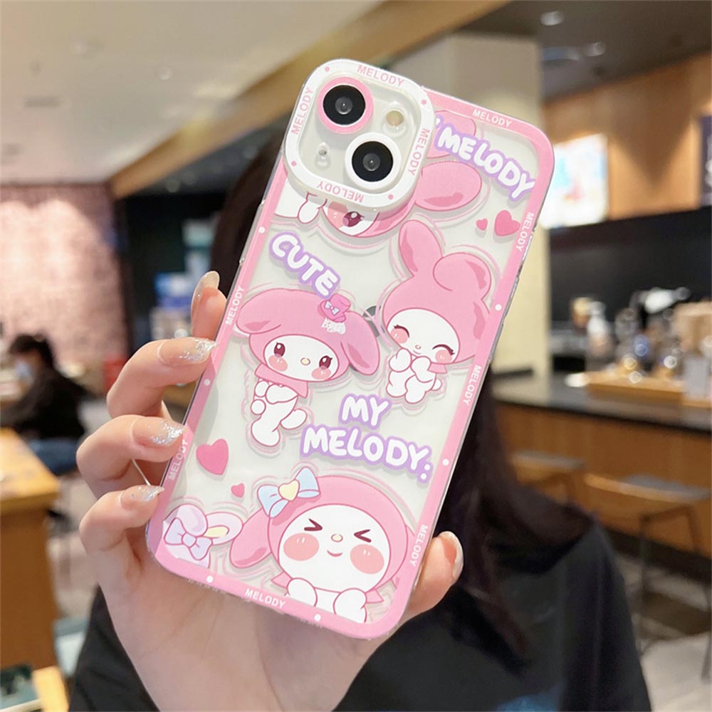 Cute Cartoon Character Clear iPhone Cases | ZAKAPOP