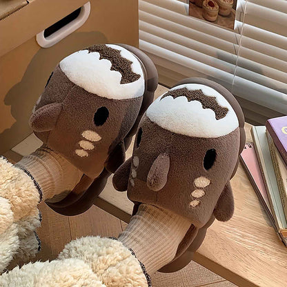 Cute Cartoon Soft Plush Winter House Slippers | ZAKAPOP