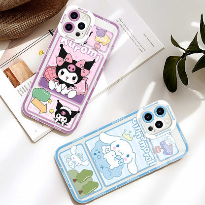 Cute Cartoon Dog Clear Phone Case | ZAKAPOP
