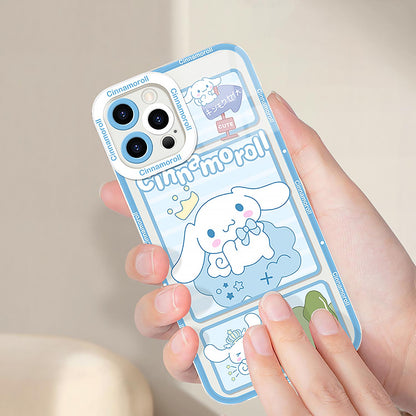 Cute Cartoon Dog Clear Phone Case | ZAKAPOP