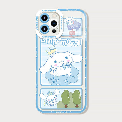 Cute Cartoon Dog Clear Phone Case | ZAKAPOP