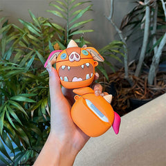 Cute Pig Head Game Character 3D AirPods Case | ZAKAPOP