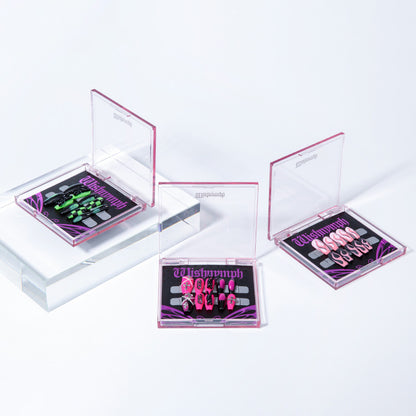 Handmade Cyberpunk Dark Hot Bunny Press-on Nail Art | ZAKAPOP