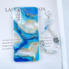 Daughter of the Sea - Handmade Blue Ombre Resin Phone Case | ZAKAPOP