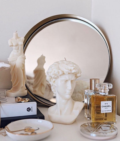 David & Venus Candle Set in Sculpture