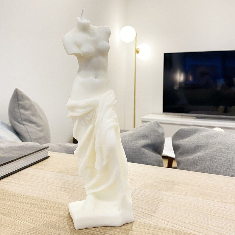 David & Venus Candle Set in Sculpture