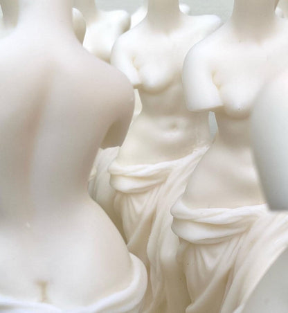 David & Venus Candle Set in Sculpture