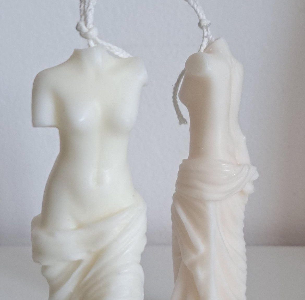 David & Venus Candle Set in Sculpture
