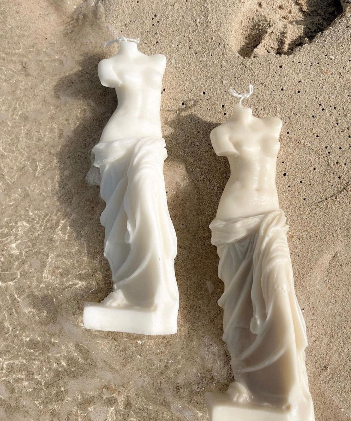 David & Venus Candle Set in Sculpture