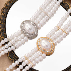 Elegance French Vintage Pearl Necklace | ZAKAPOP