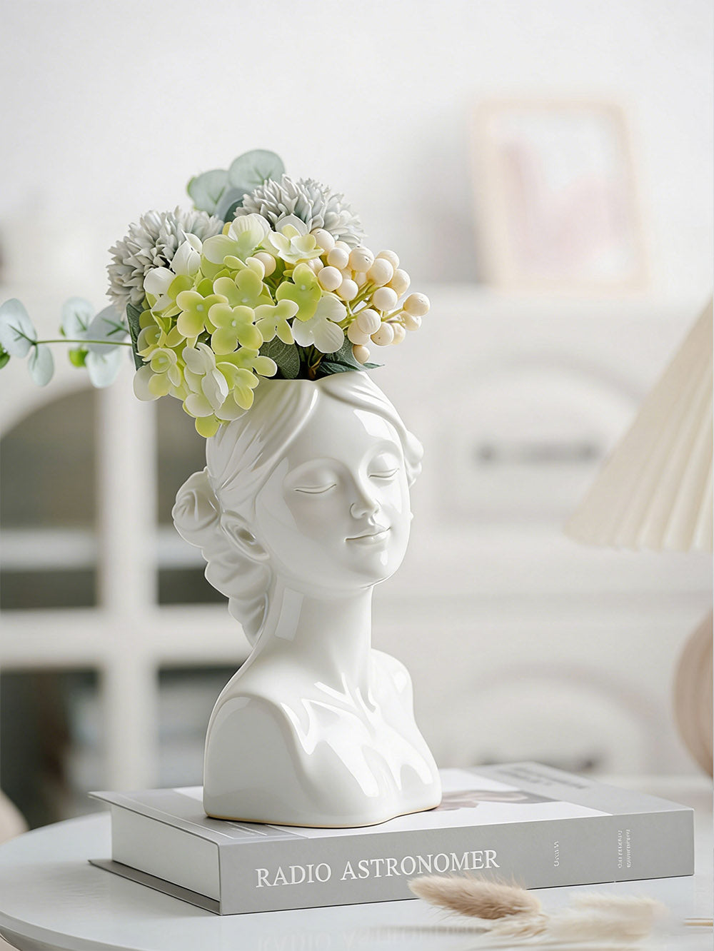 "Ella & Emmy" Lady Ceramic Vase Set of 2