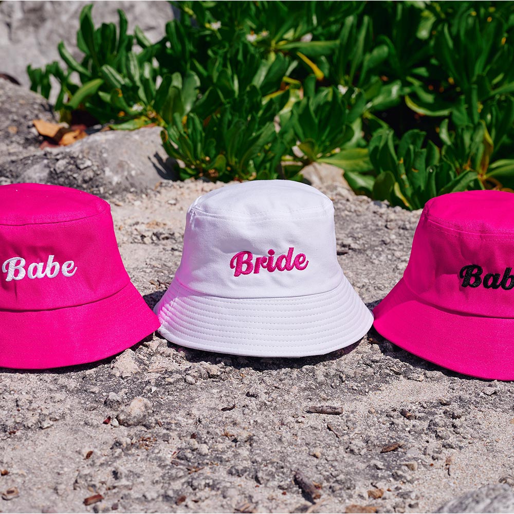 Customzed Embrodered Bucket Hat, Custom Text Embrodery Bucket Hat Customzed Embrodered Bucket Hat, Custom Text Embrodery Bucket Hat