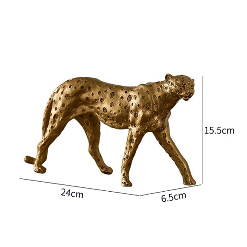 Exquisite Leopard Art Ornament