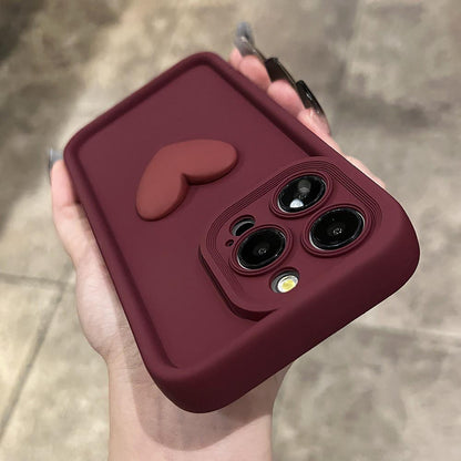 Fashion 3D Heart iPhone Case | ZAKAPOP