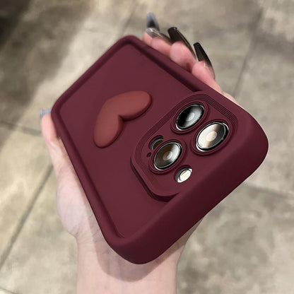 Fashion 3D Heart iPhone Case | ZAKAPOP