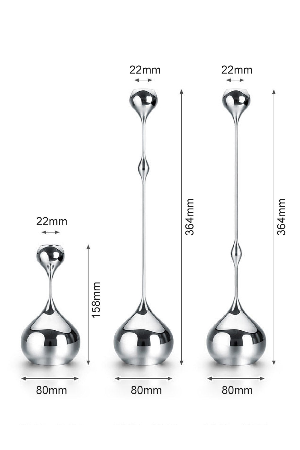 Flowing Water Drop Candle Holder