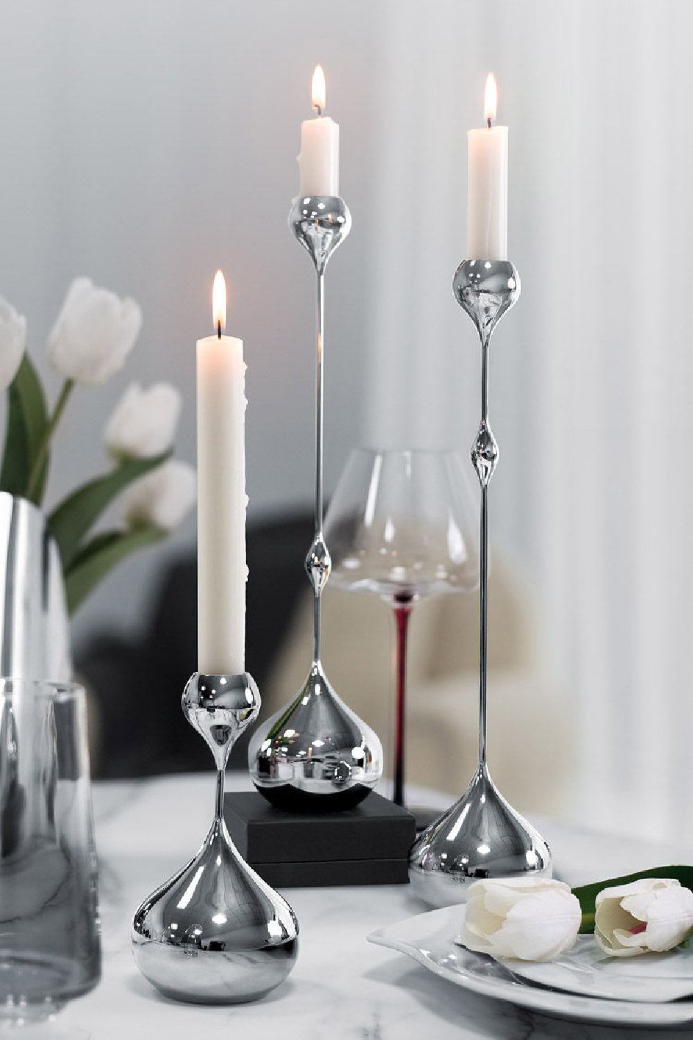 Flowing Water Drop Candle Holder