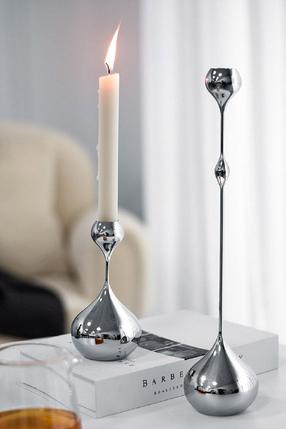 Flowing Water Drop Candle Holder