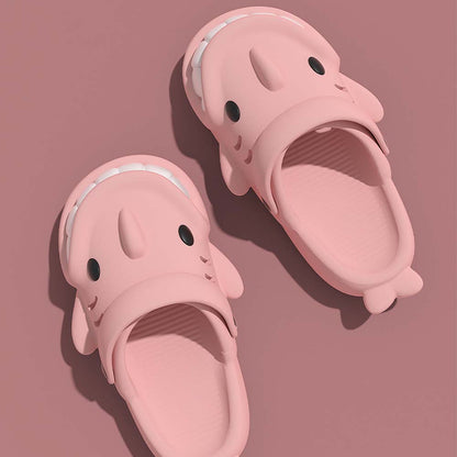Funny Cartoon Big Mouth Shark Slippers | ZAKAPOP