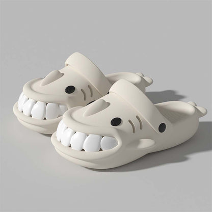 Funny Cartoon Big Mouth Shark Slippers | ZAKAPOP