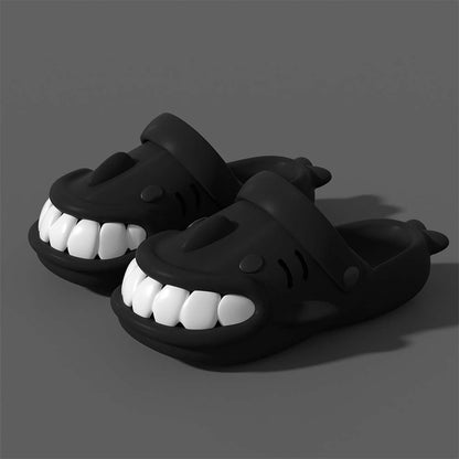 Funny Cartoon Big Mouth Shark Slippers | ZAKAPOP