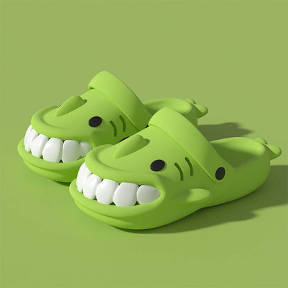 Funny Cartoon Big Mouth Shark Slippers | ZAKAPOP