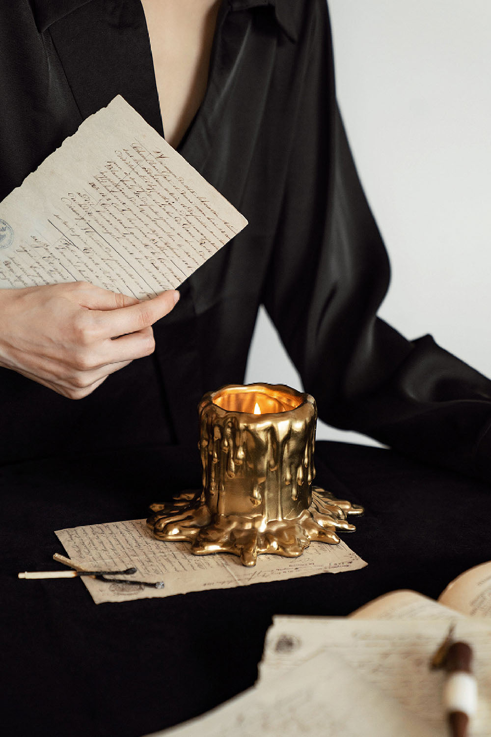 Golden Sunset Romantic Scented Candle Gift Set