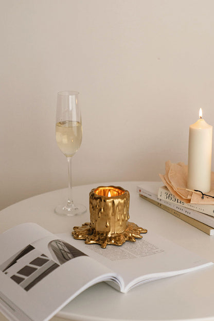 Golden Sunset Romantic Scented Candle Gift Set