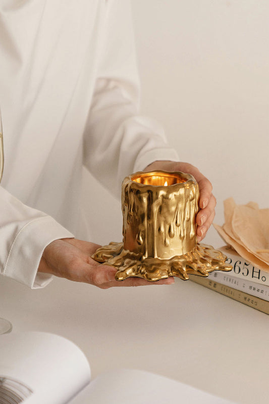 Golden Sunset Romantic Scented Candle Gift Set